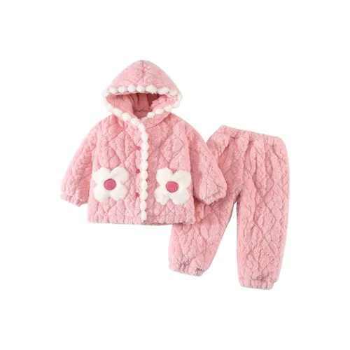 MUMUWU Домашний Комплект Розовый Детский для Возраста 3-7 Лет