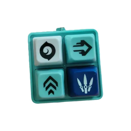 YIJIAAI Jiefeng Ruina С динамиком Пуговица Брелок Абстрактный Причудливый Свет Вверх Игрушки