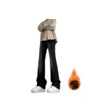 Черный Серый Утолщенный [Увеличивающий высоту и стройный силуэт]