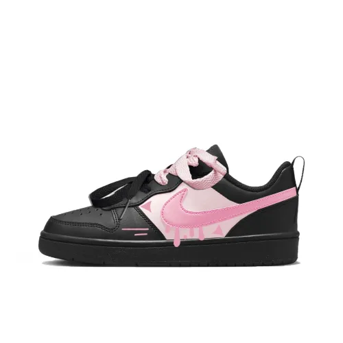 Nike Court Borough Пудровая Карамельно-коричневый Мягкий Противоскользящий Устойчивый к Износу Низкий Топ