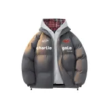 Темно-серая шляпа в клетку