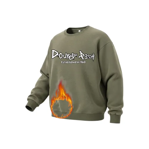 Двойная рыба Унисекс Свитшоты