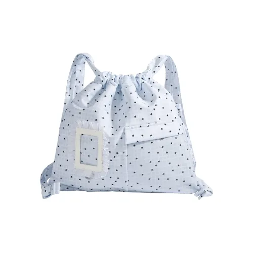 MOWAP Нейлоновая сумка It-Bag Стандартная Женская Синяя Белая