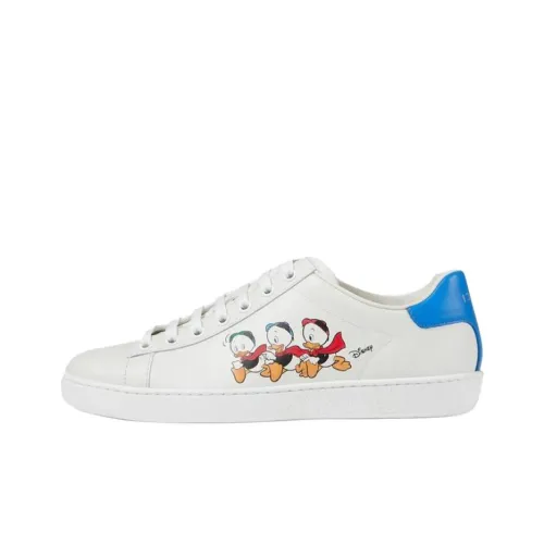 GUCCI X Disney Ace Low Топ Стильные Скейтбординги Женские Белые