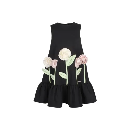 JESSIE AND JAMES Черные Платья для девочек