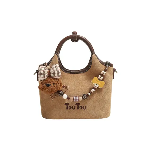 TOUTOU Синтетическая кожа Сумка Обычный Женские Какао-молочный Чай Абрикос