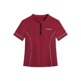 Красный, короткий рукав