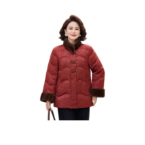 SHUHAOBAI Красный Женский Средний Средний Пожилой Топы