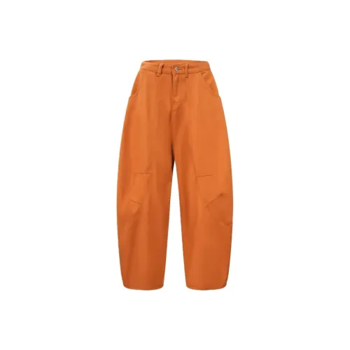 BANKONGSHAN Оранжевый Унисекс Джинсы