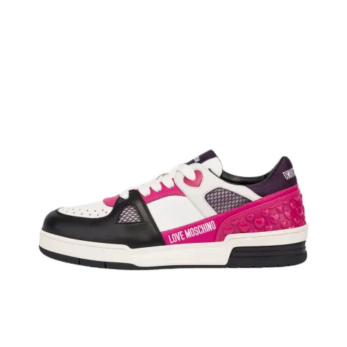 LOVE MOSCHINO Низкие кроссовки для скейтбординга Женские Белые