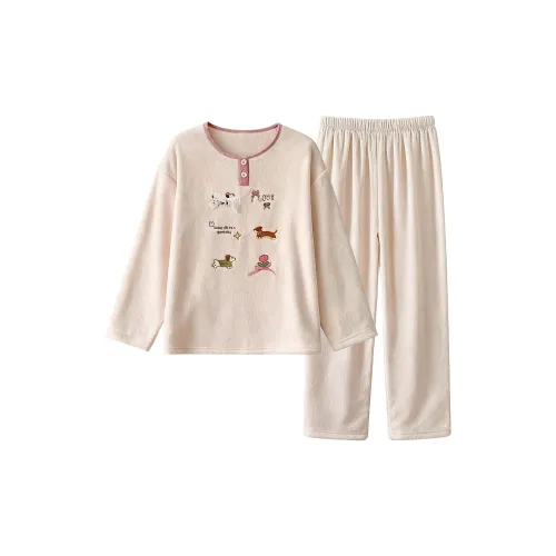 O'MESIK Pink Women's Pajama Sets