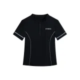 Чёрный, короткий рукав