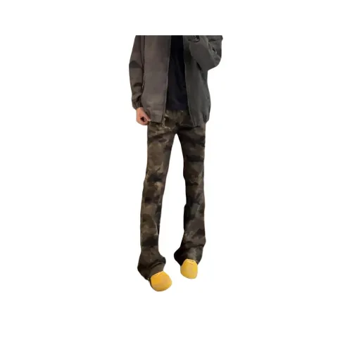 GMTK Камуфляж Полуэластичный Пояс Мужские Джинсы