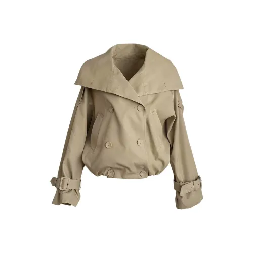 ЮЙЧЖАОЛИНЬ Хаки Женские Куртки