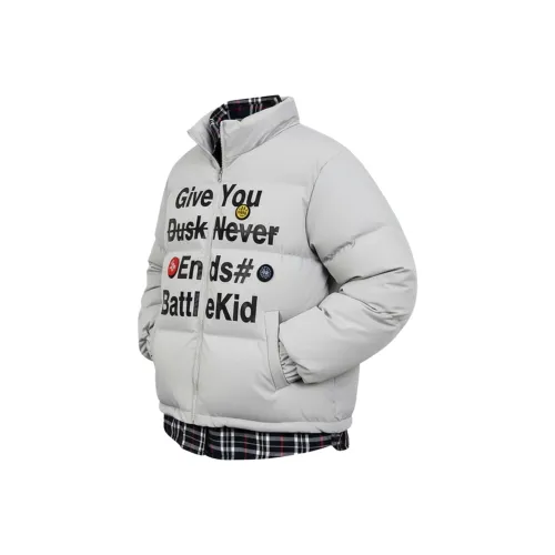 GDRG Серый Унисекс Пуховики