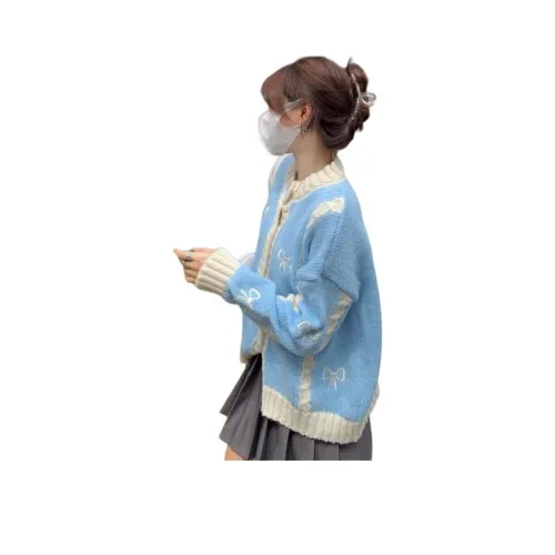 MORTEN SOLUM Синий Женский Трикотаж