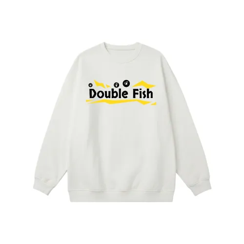 Двойная рыба Унисекс Свитшоты