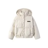 Экрю [Высококачественный с меховым воротником]