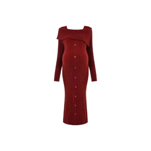 Incolore Длинное платье с длинными рукавами женское