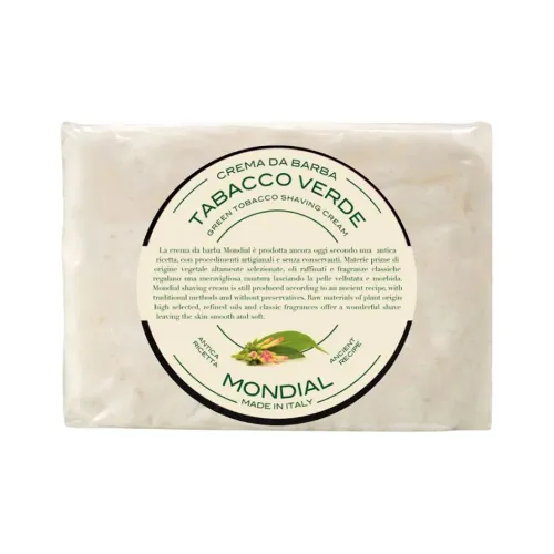 Mondial1908 Зеленый Табак Твердый Крем для бритья Питание Чистка 1000 мл