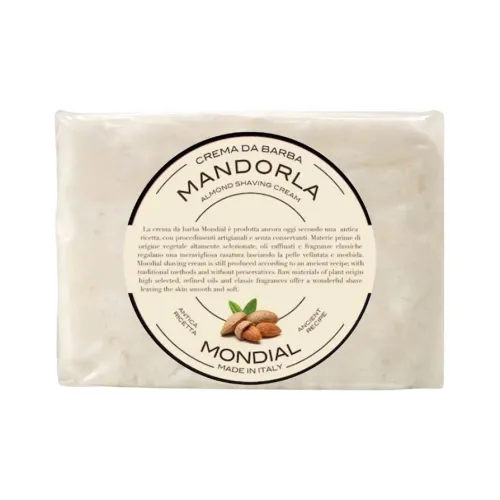 Mondial1908 Миндаль Профессиональный Твердый Крем для бритья Питание Чистка 1000 мл