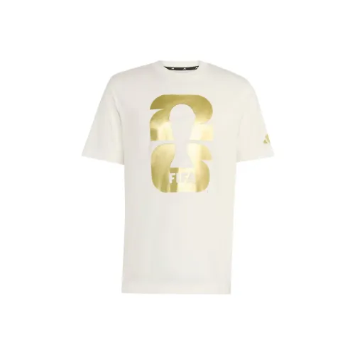 Adidas WORLD CUP FW25 FIFA 2026 Официальный Emblem T-Shirt T-Shirt Мужской