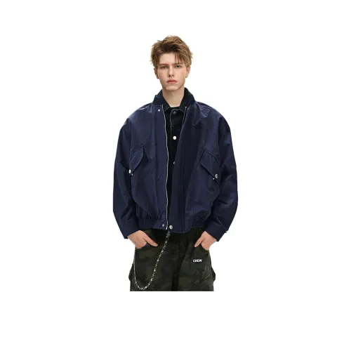 WUHA CREW Темно-синие унисекс куртки