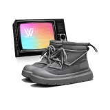 Серый с флисовой подкладкой