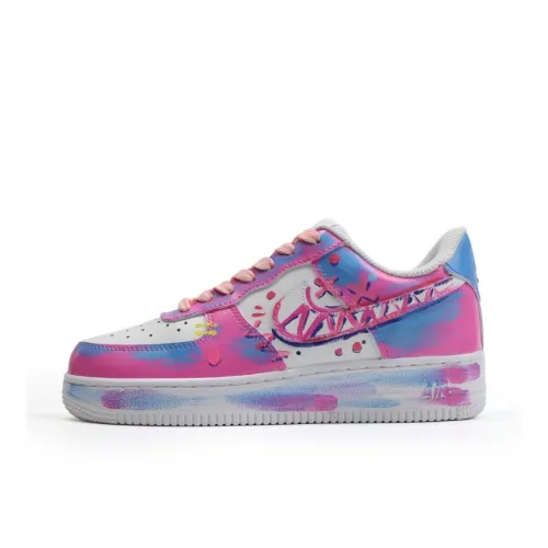 Nike Air Force 1 Розовый Nebula Low Топ Кроссовки для скейтбординга Мужской Розовый