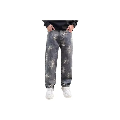 ONENINE34PM Синий Мужской Джинсы