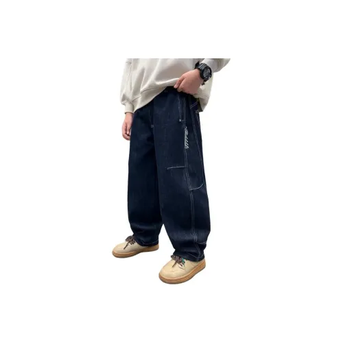 SAIQI Черный Золотой Синий Школьный возраст Джинсы