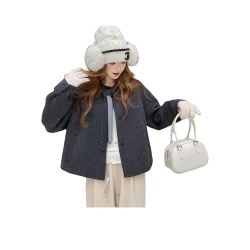 LAOYECHE Серый Женский Пальто