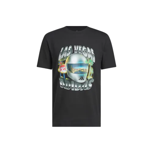 Adidas Fw25 Лас-Вегас Визор Motorsport Graphic T Рубашка Мужская