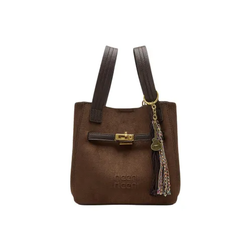 JOSINY Сумка из синтетической кожи маленькая женская темно-коричневая