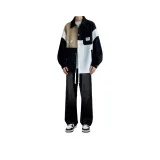 Черная рубашка + длинная футболка + серые джинсы, комплект из 3 предметов