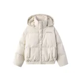 Экрю [Высококачественный с меховым воротником]