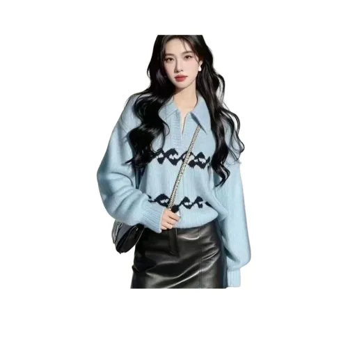 XIANGTIANE Синий Женский Трикотаж