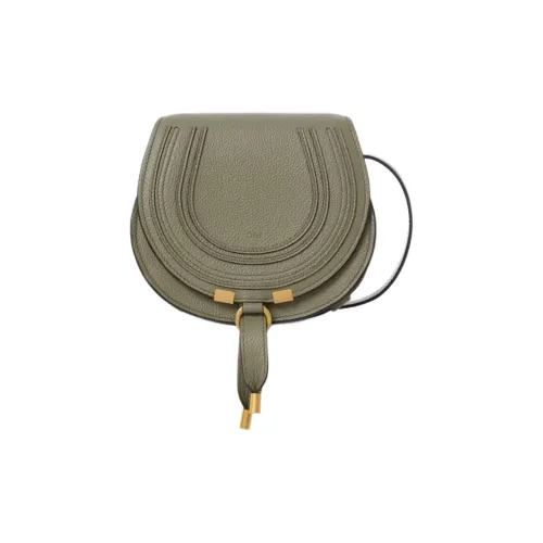 Chloe Marcie Телячья кожа Сумка через плечо Маленькая Женская Алоэ вера Зеленая