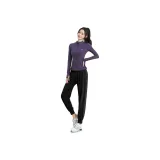 Глубокий фиолетовый, длинный рукав, двухкомпонентный комплект (черные штаны)