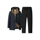 Темно-синий, синий, низ, штанина, бандо, двухкомпонентный комплект