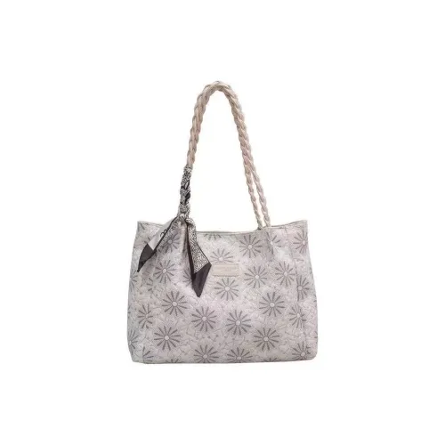 Duoluplo ПУ (полиуретан) Сумка через плечо Стандартная Женская Экрю