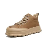 Желто-коричневый, флисовая подкладка