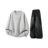 Светло-серый + Черный