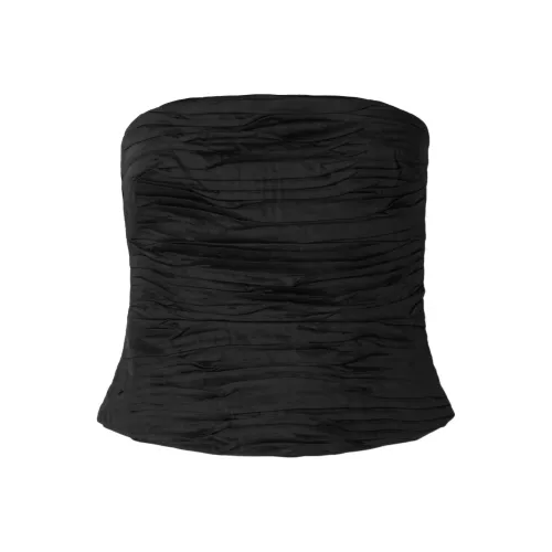 Aje Черный Женский Топ без бретелек