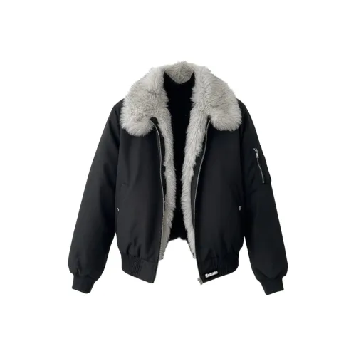 ZOTRANS Черный Унисекс Пуховики