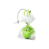 Большое яблоко, украшение [циановый]