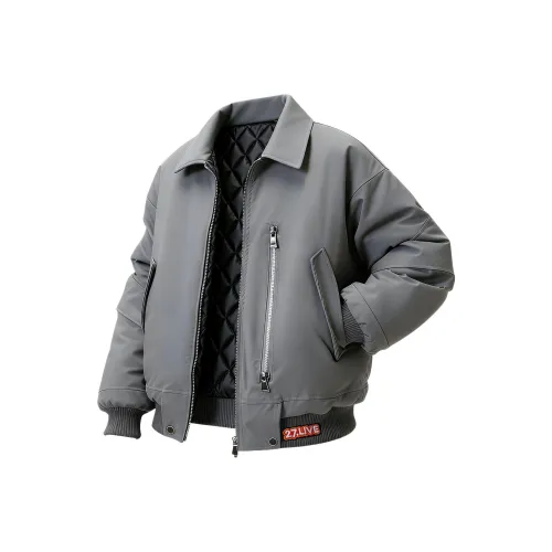 27DESHENGHUO Хлопковый пуховик унисекс