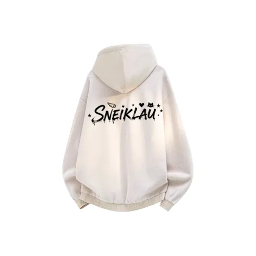 SNEIKLAU Белый Унисекс Свитшоты
