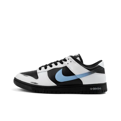 Nike Dunk Abrasion Resistant Low Топ Скейтборд Кроссовки Унисекс Черный