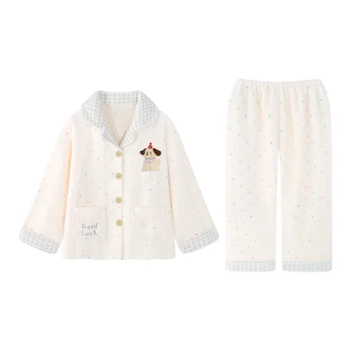 QIAOYUN Абрикос Женские Пижамные Комплекты